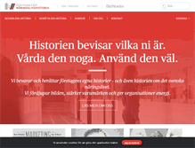 Tablet Screenshot of naringslivshistoria.se